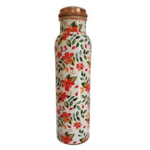 Health Mechanic Orange Flower Copper Bottle 1000ml