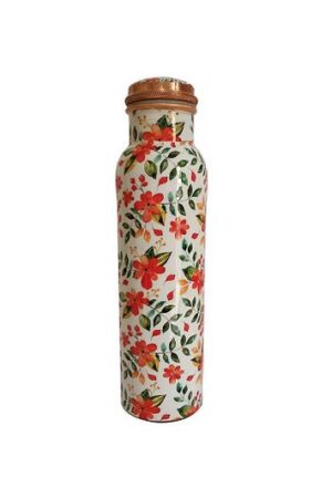 Health Mechanic Orange Flower Copper Bottle 1000ml