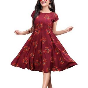 New Ethnic 4 You Women's A-Line Dresses For Women Skater Dress