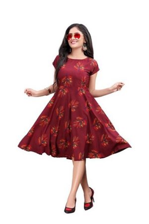 New Ethnic 4 You Women's A-Line Dresses For Women Skater Dress